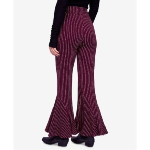 Free People Mari Ponte Pants, Purple - Picture 3 of 3